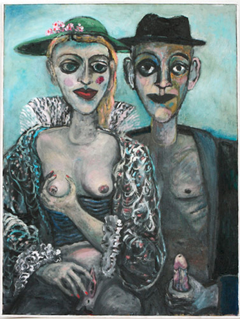 „Paar” | 2008Öl auf Leinwand, 80 x 60 cm