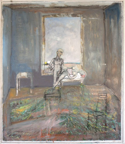 „Zimmer zum Meer” | 2010l auf Hartfaser, 137 x 115 cm